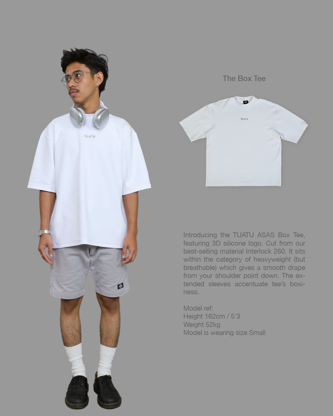 ASAS Box Tee in White