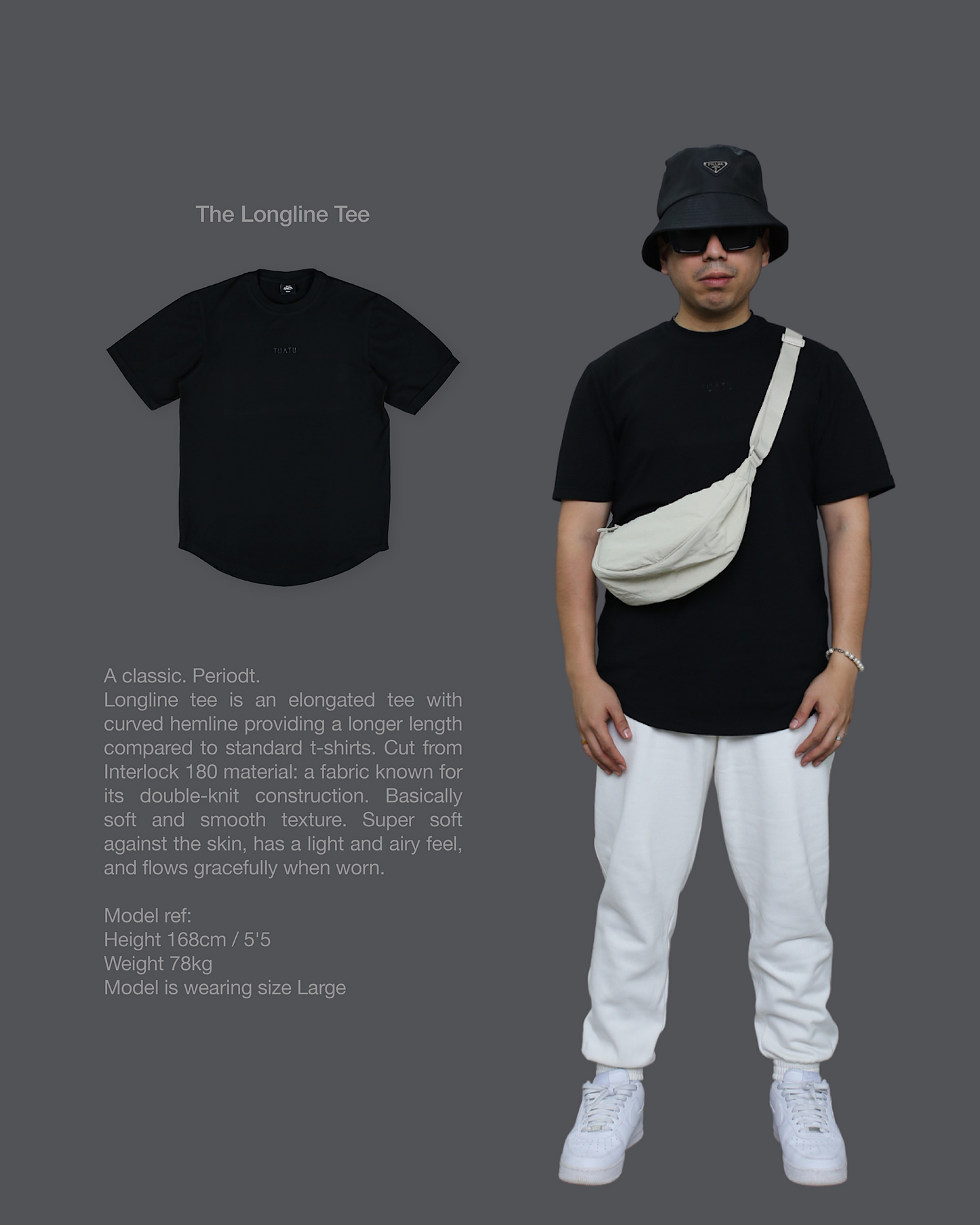 ASAS Longline in Black