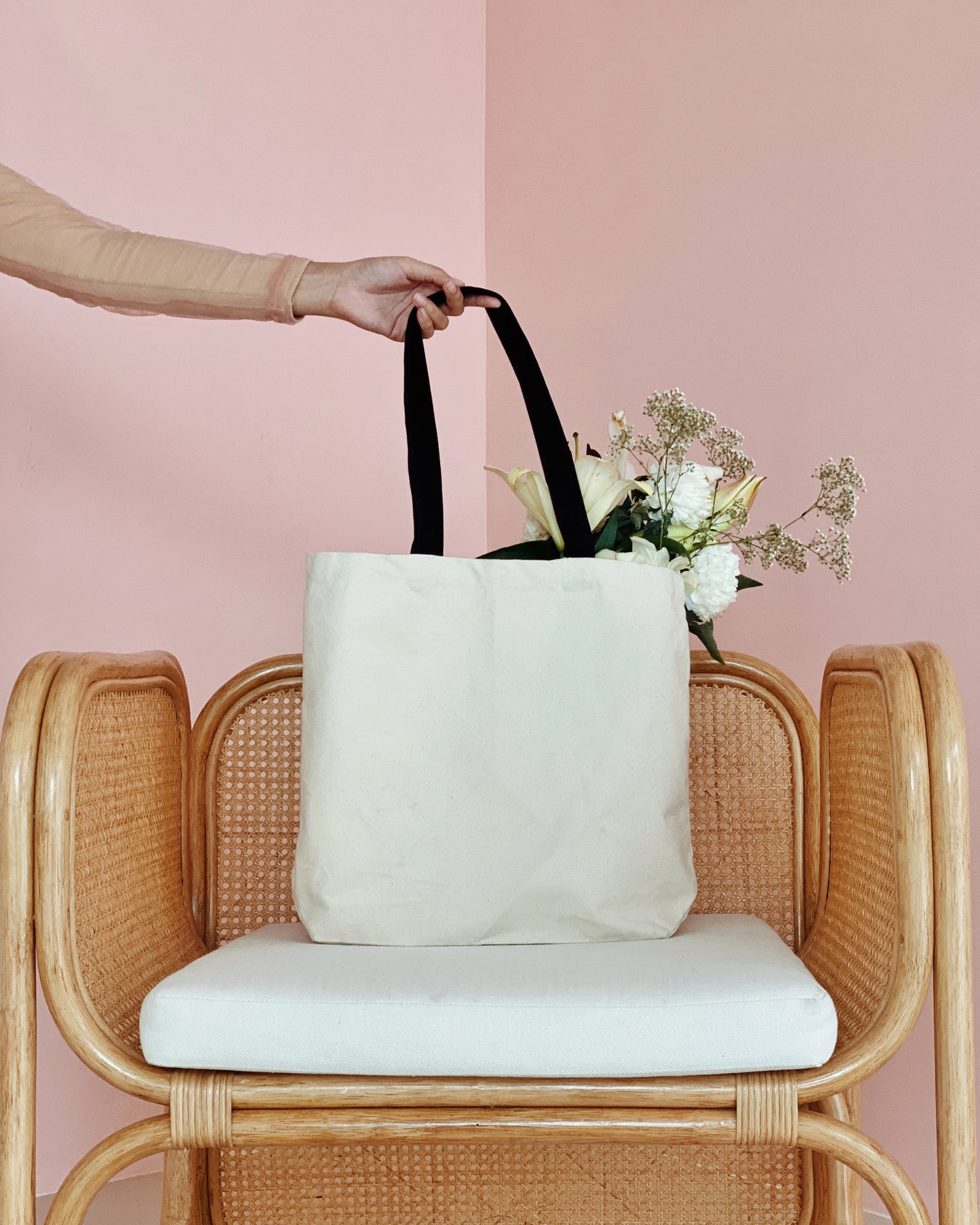 Personalised GO Bag in Off-White