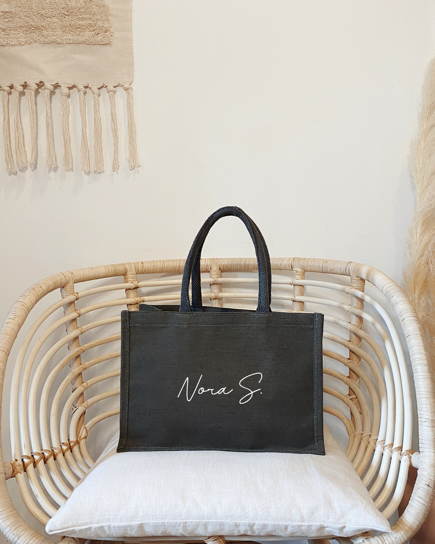 Personalised La Petit Bag in Grey