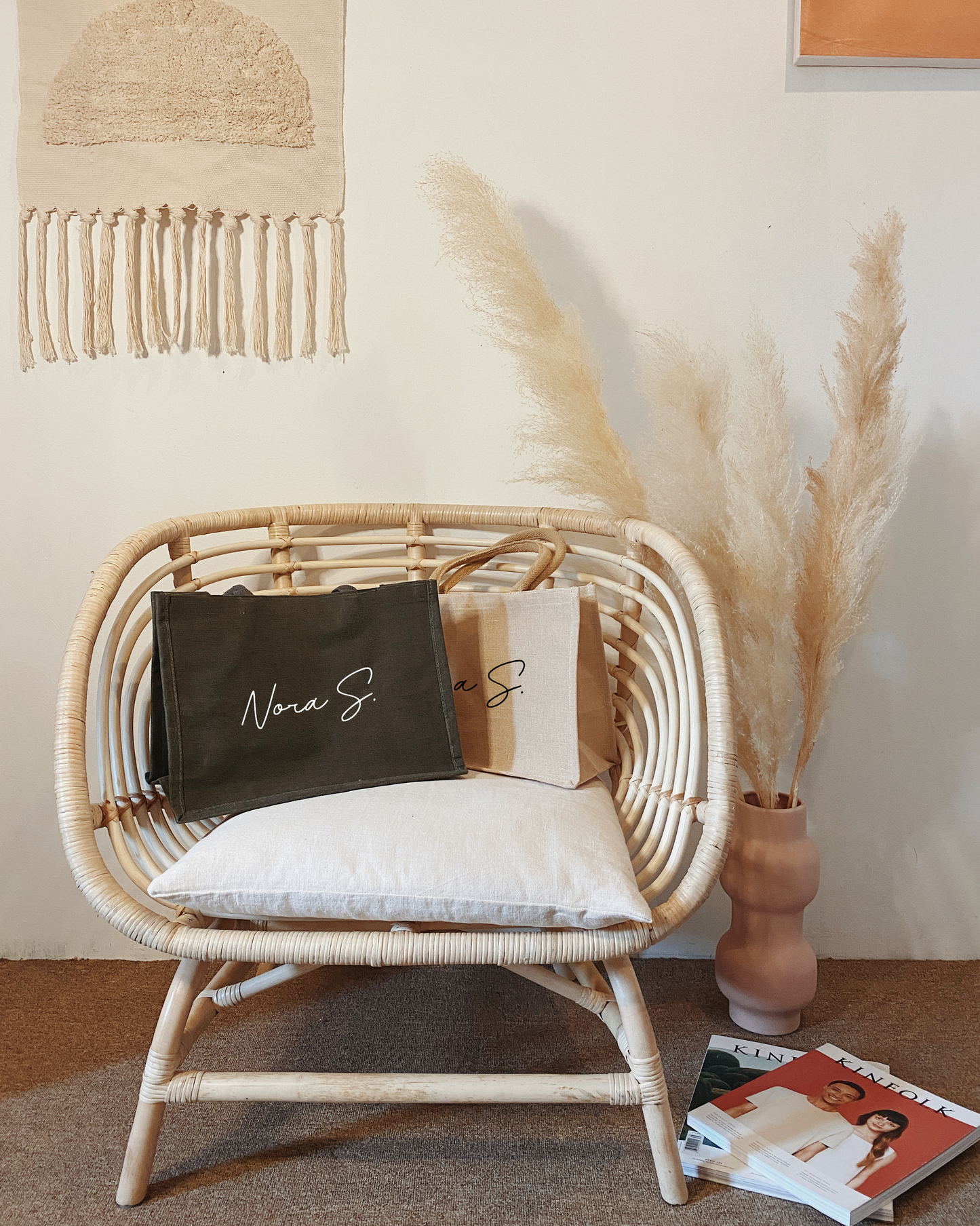 Personalised La Petit Bag in Grey