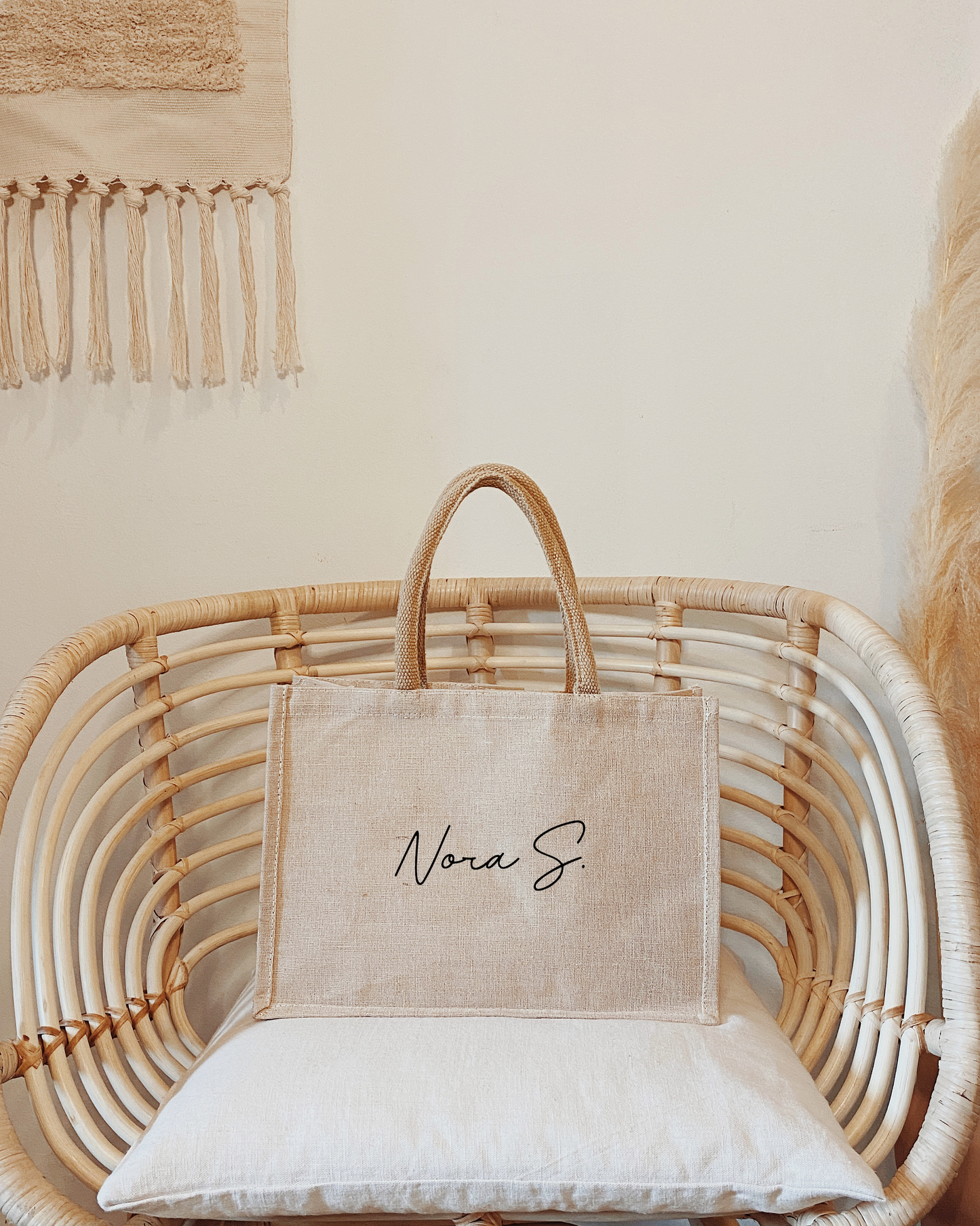 Personalised La Petit Bag in Beige