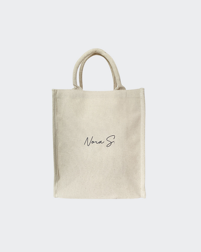 Personalised S Classic Tote Bag in Oat